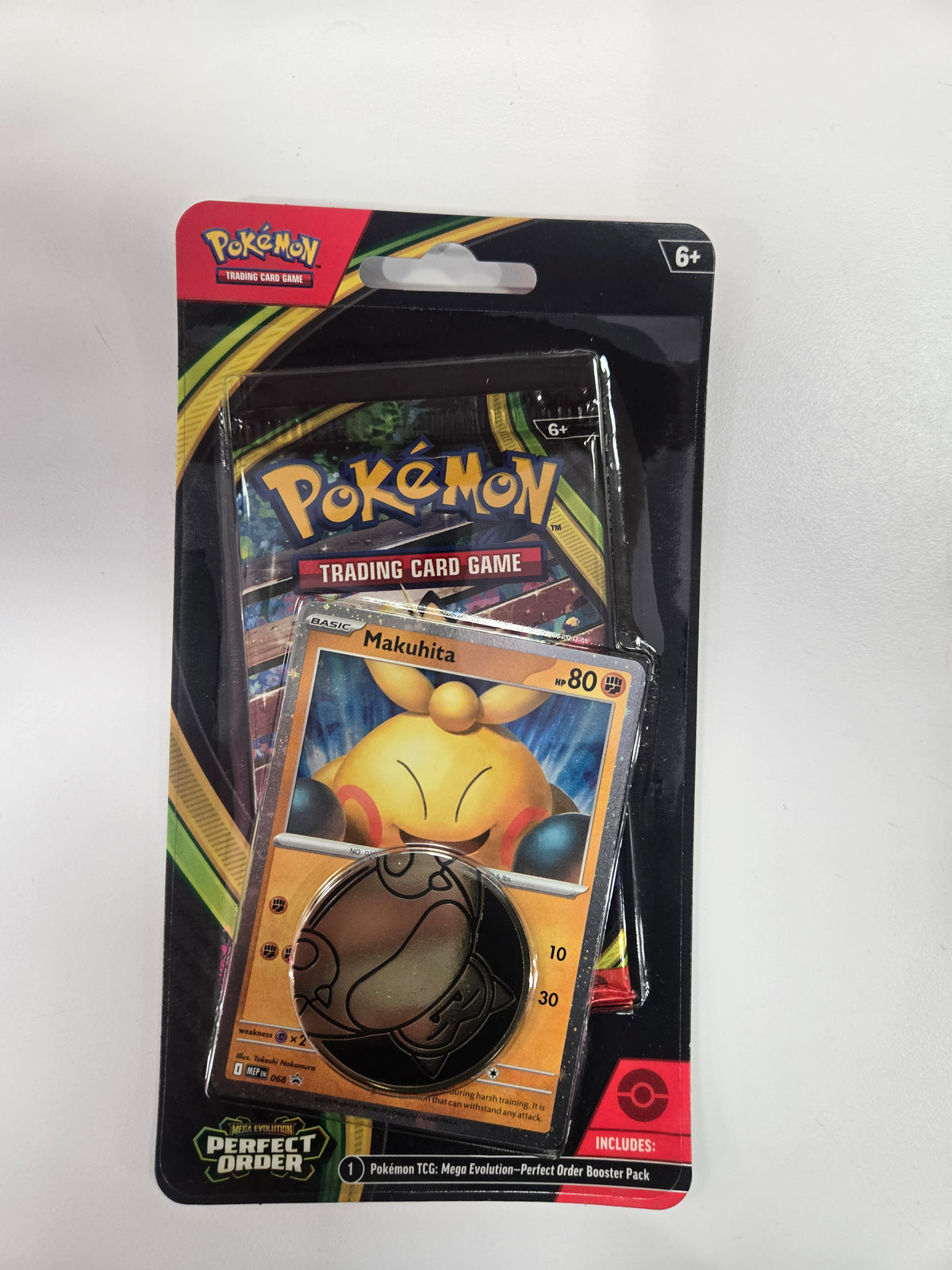 Pokemon Perfect Order Booster Pack with Makuhita Promo Card