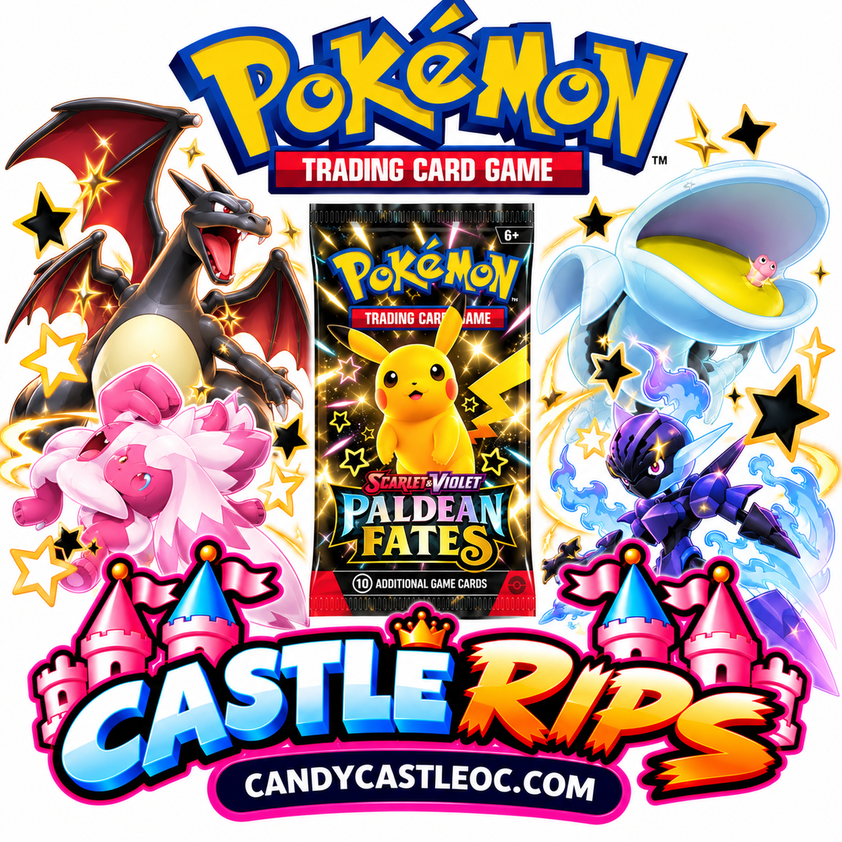Pokemon Scarlet & Violet: Paldean Fates – Live Rips & Products