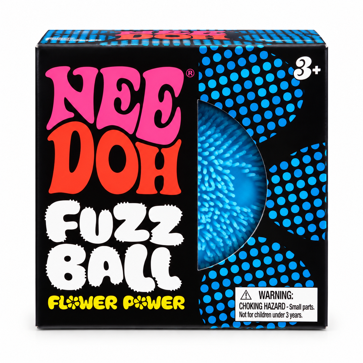 NeeDoh Fuzz Ball – Blue Flower Power
