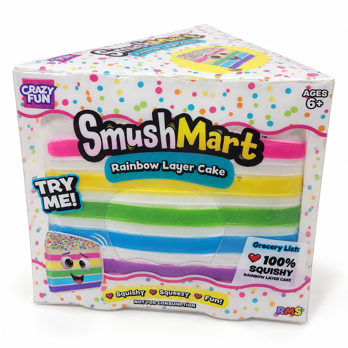RMS SmushMart Rainbow Layer Cake Squishy