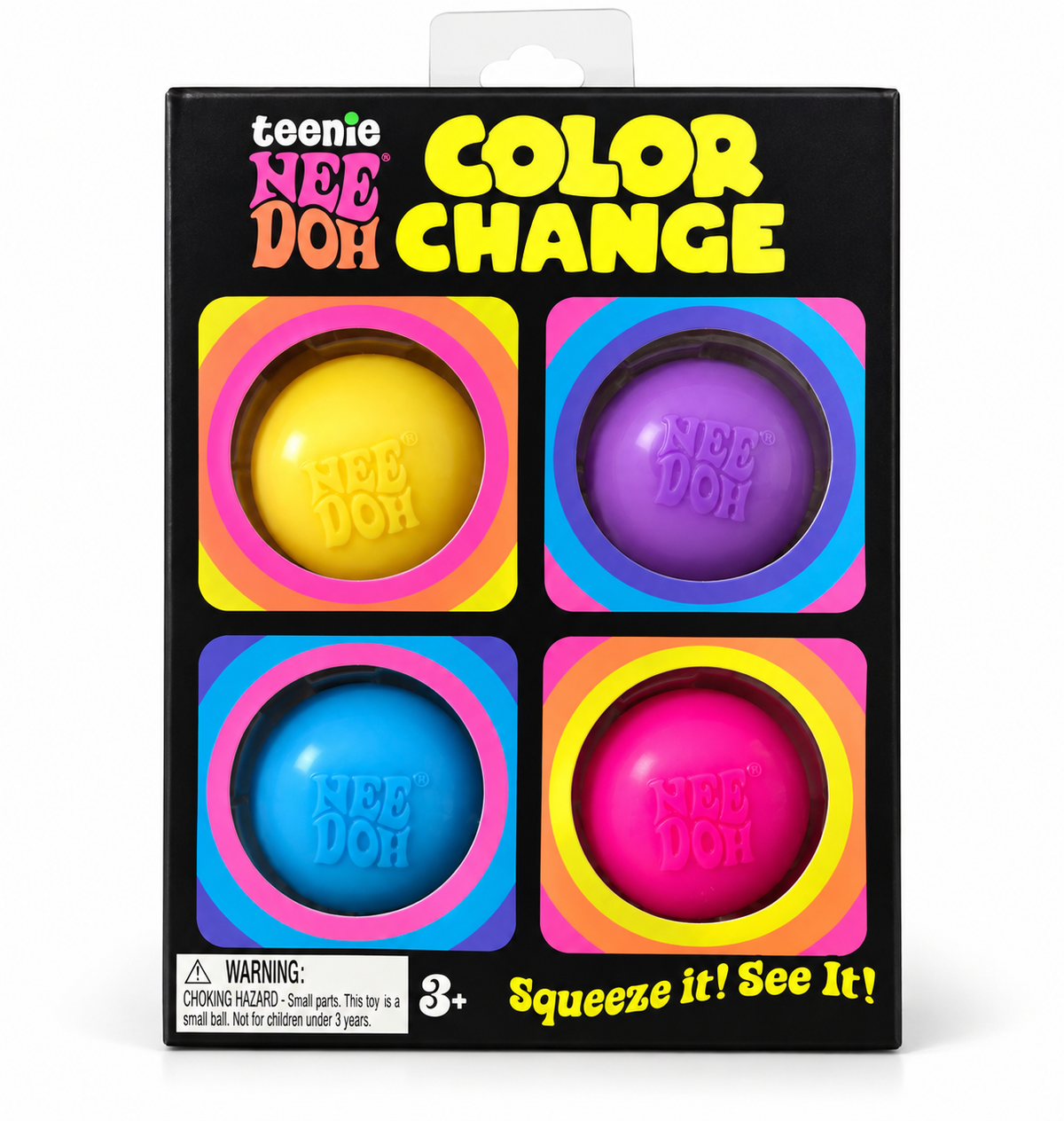 NeeDoh Teenie Color Change 4-Pack