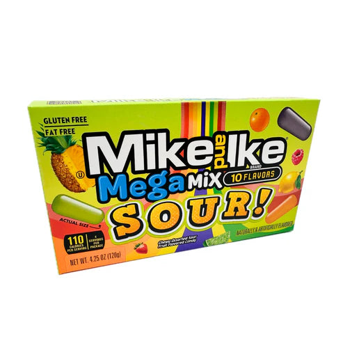 Mike and Ike Mega Mix Sour Theater Box