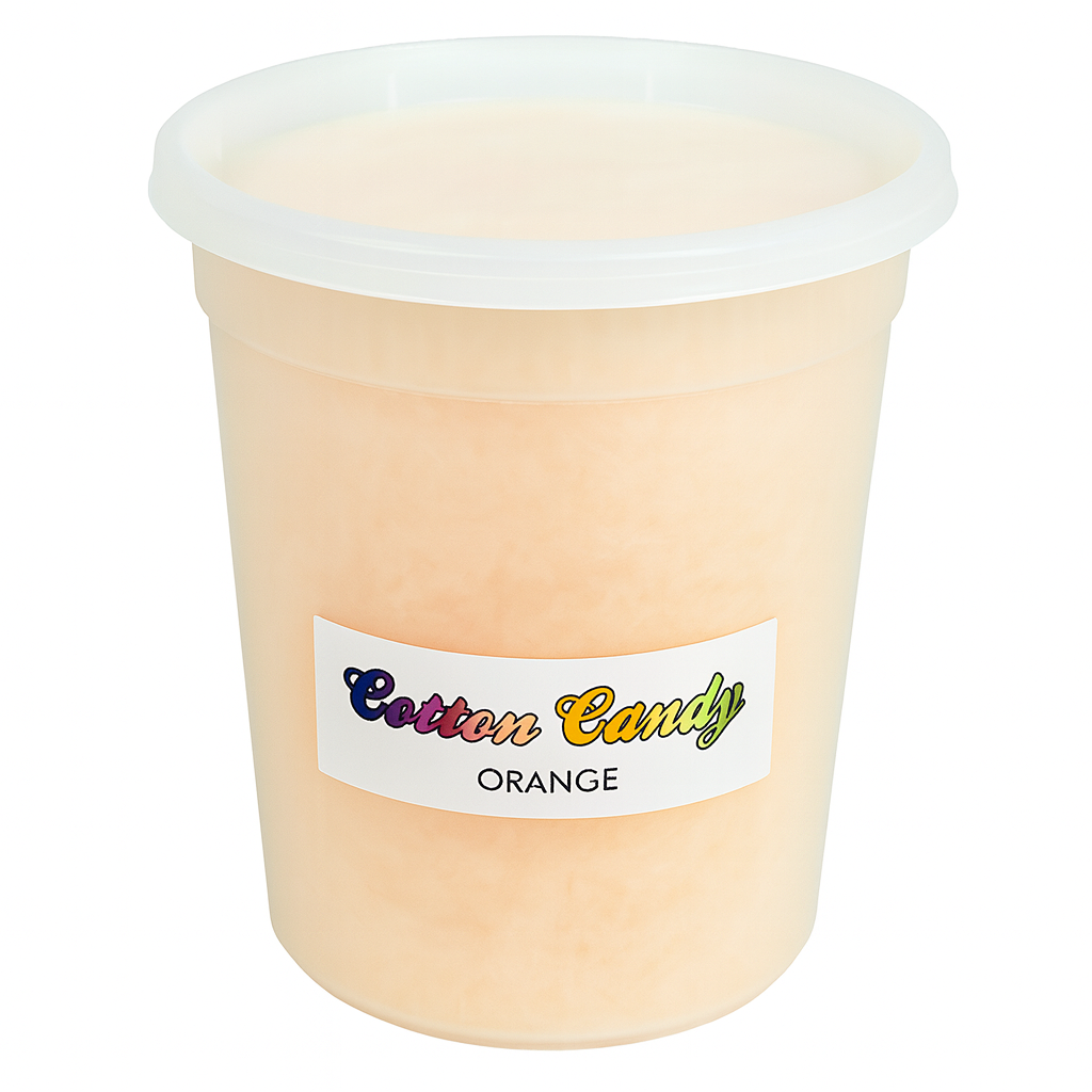 Orange Cotton Candy