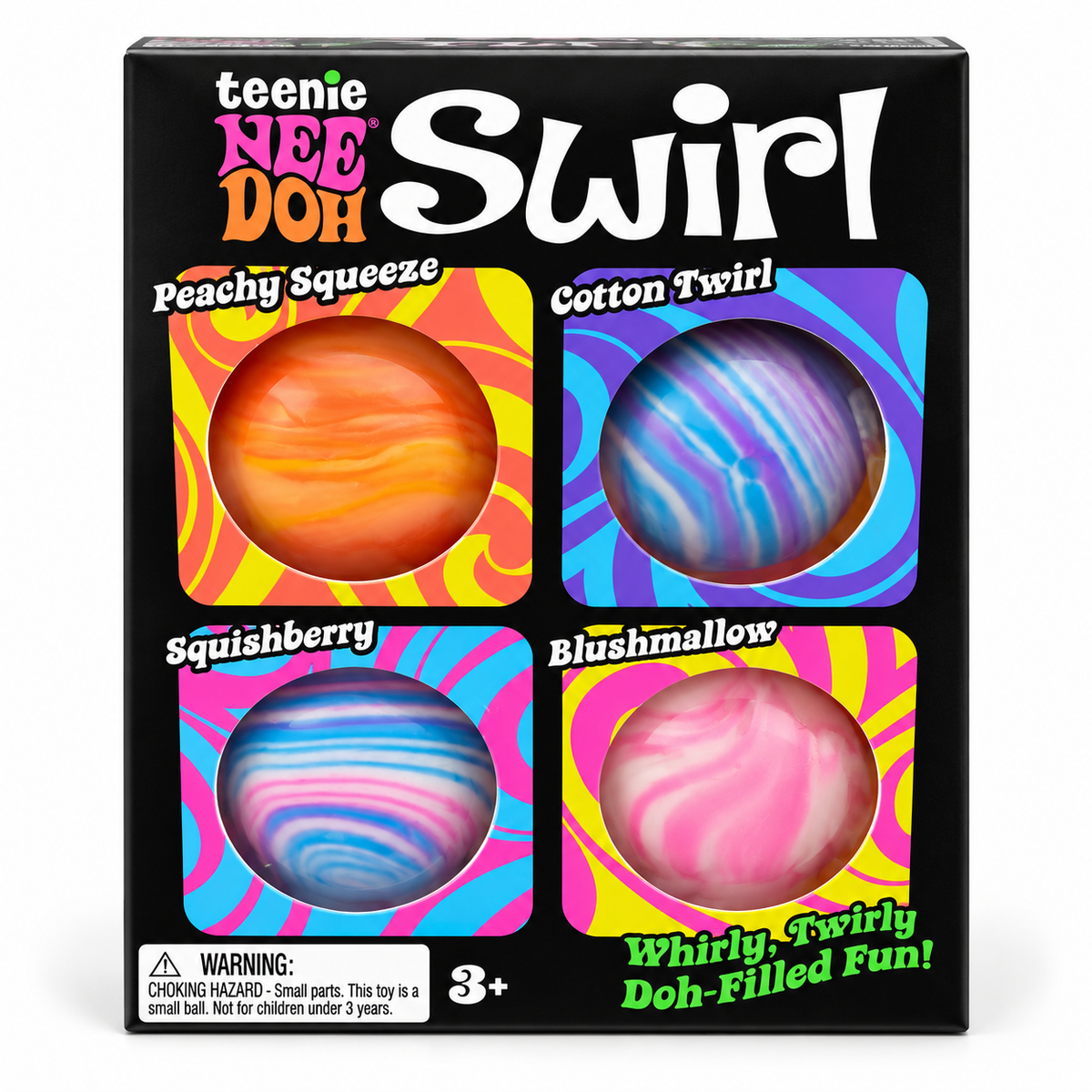 Teenie NeeDoh Swirl – 4 Pack