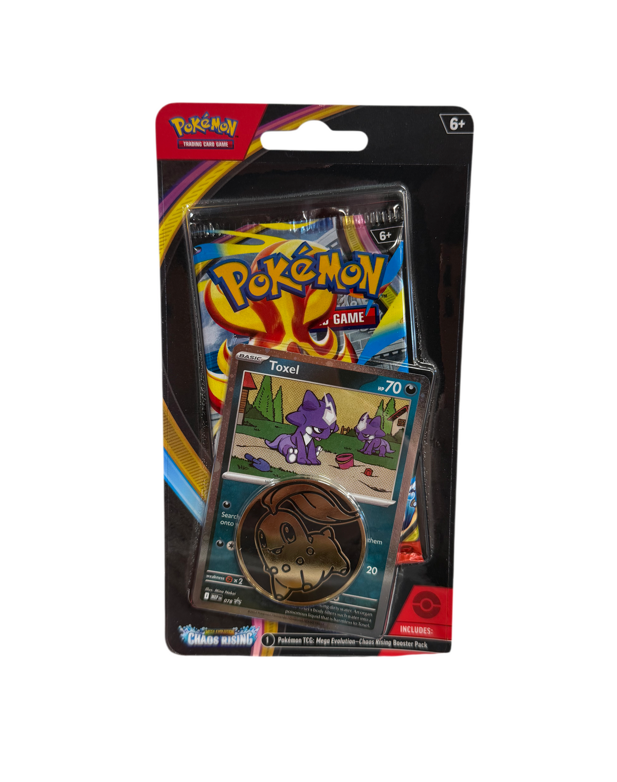 Pokemon Chaos Rising Booster Pack with Troxel Promo Card