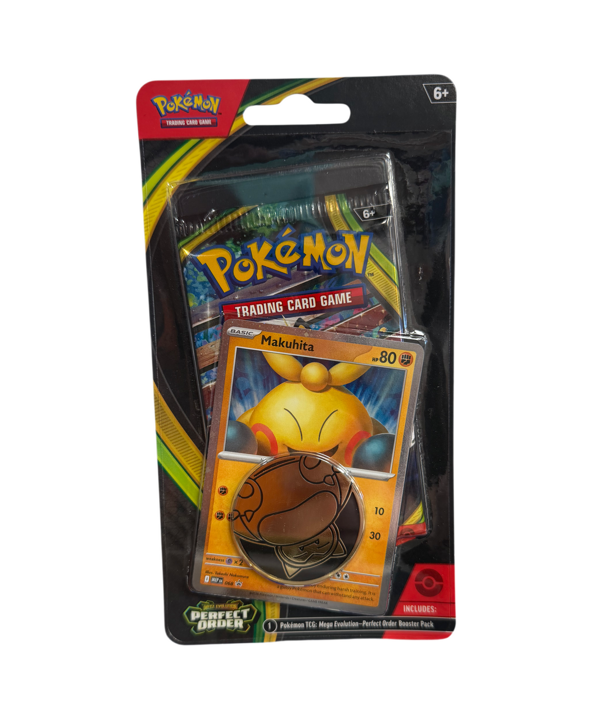 Pokemon Perfect Order Booster Pack with Makuhita Promo Card