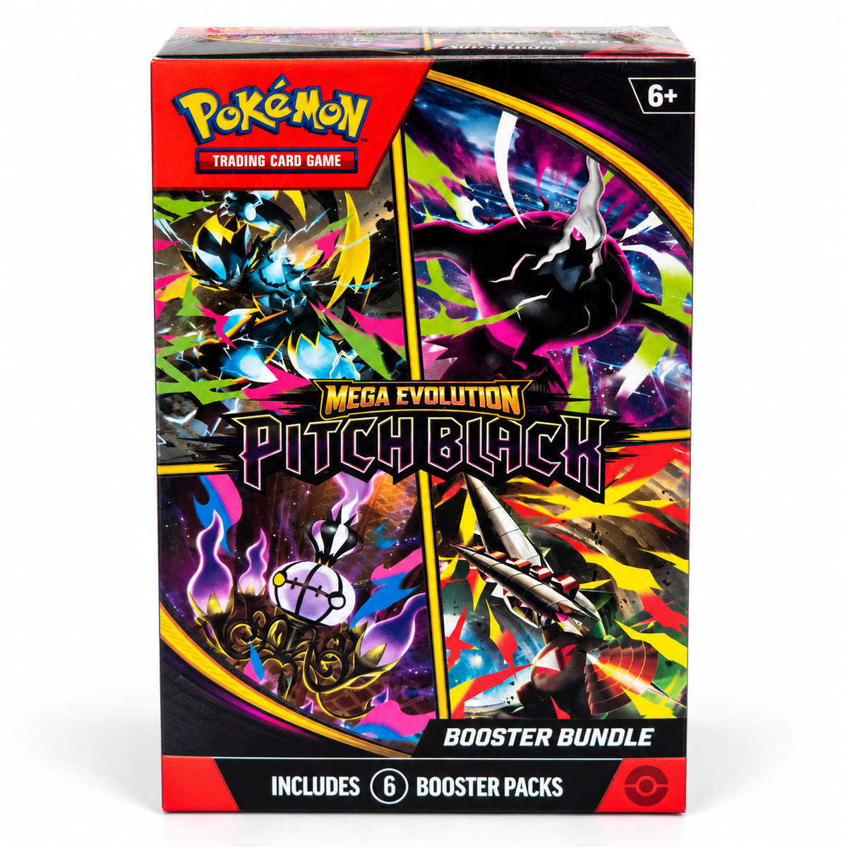 Pokemon TCG: Mega Evolution—Pitch Black Booster Bundle – 6 Packs