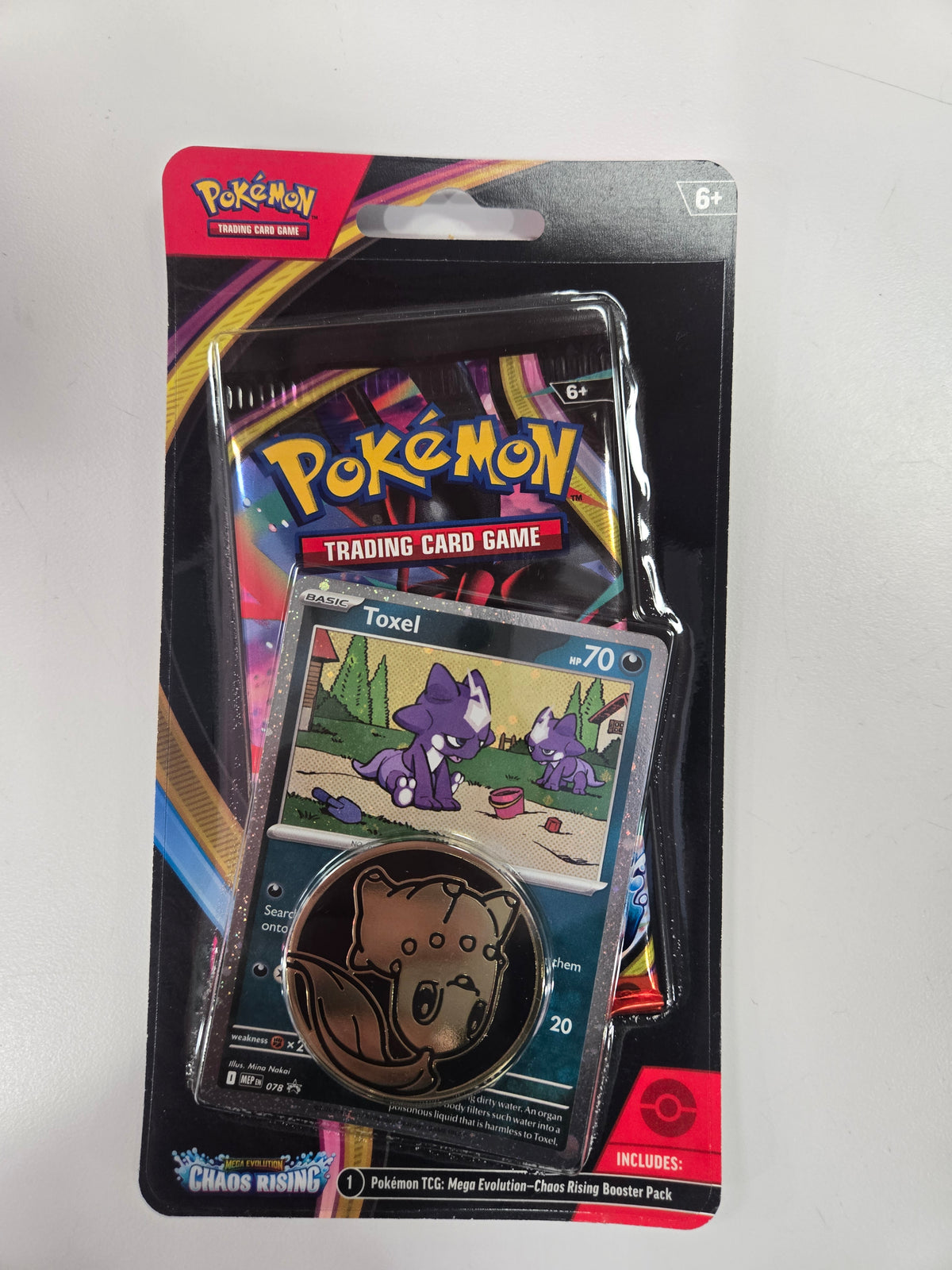 Pokemon Chaos Rising Booster Pack with Troxel Promo Card