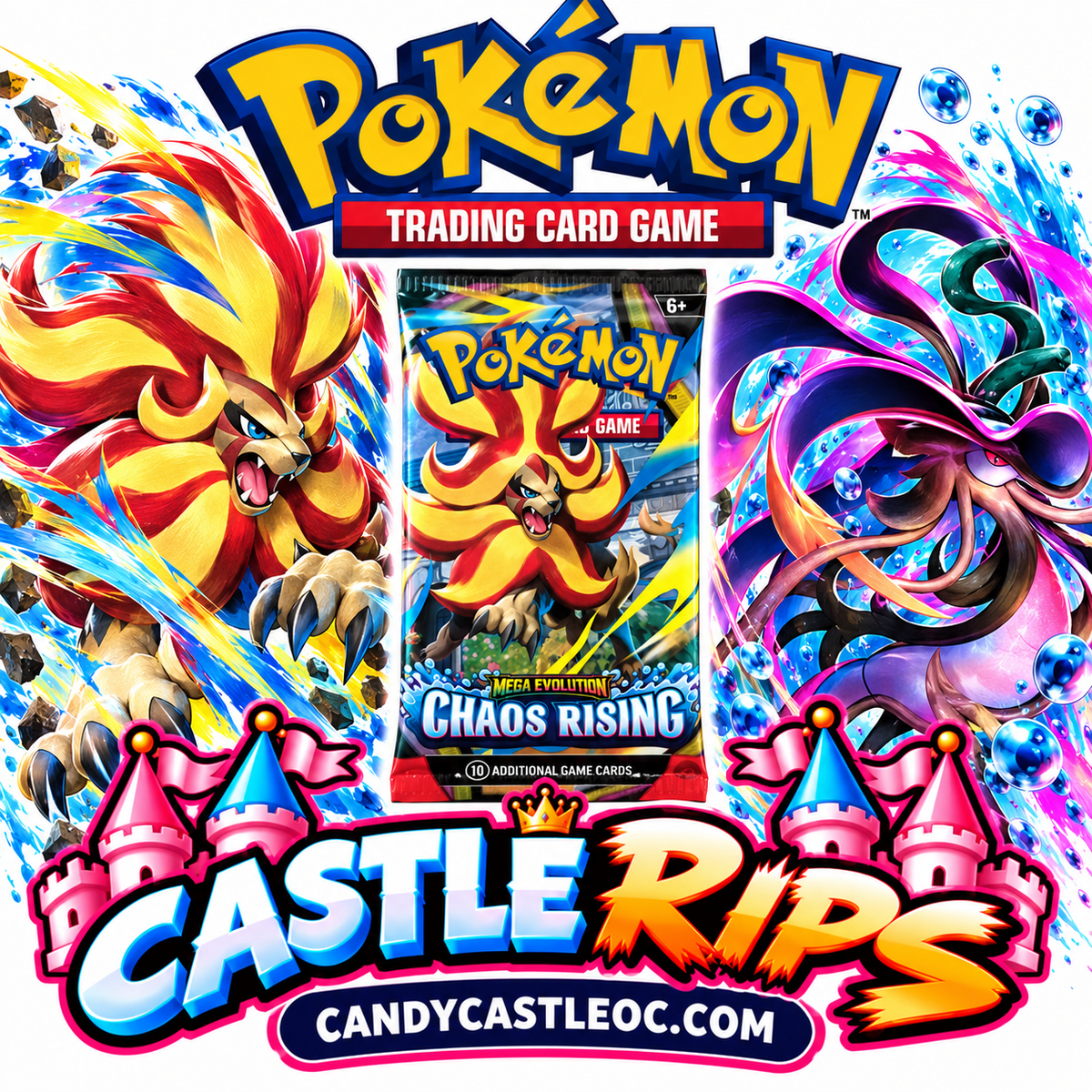Pokemon Mega Evolution: Chaos Rising – Live Rips & Products
