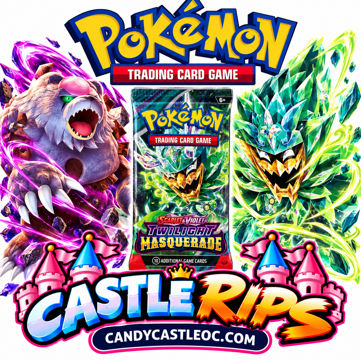Pokemon Scarlet & Violet: Twilight Masquerade – Live Rips & Products