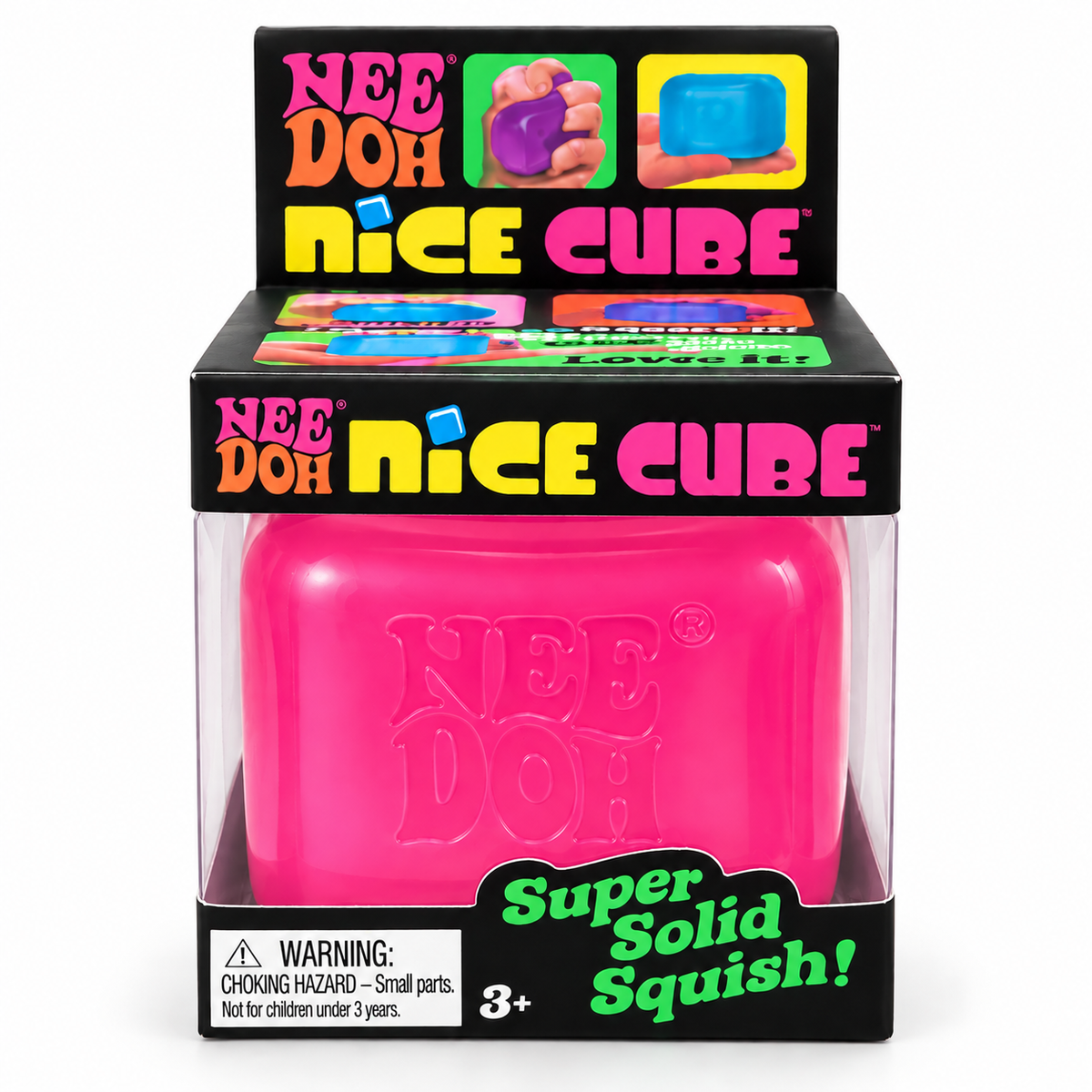 NeeDoh Nice Cube – Pink, Purple & Blue