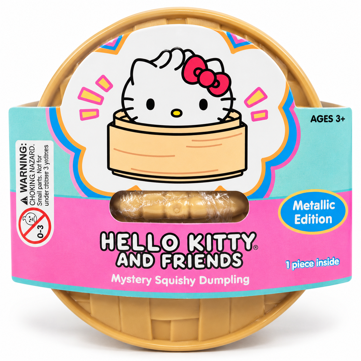 Hello Kitty and Friends Mystery Squishy Dumpling – Metallic Edition
