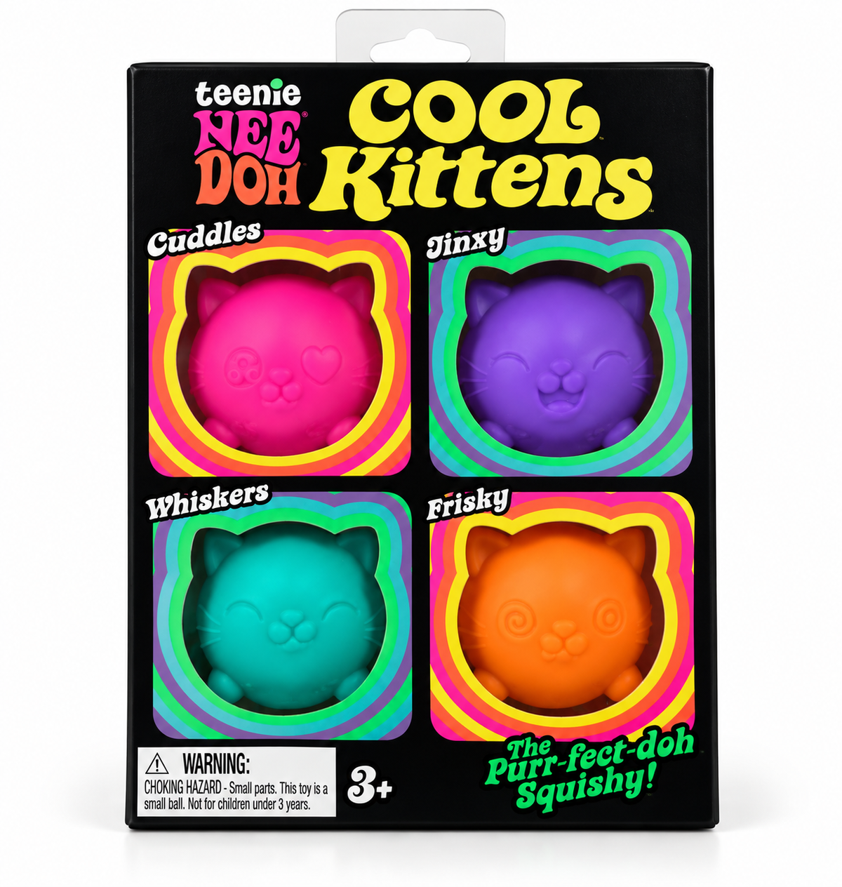 NeeDoh Teenie Cool Kittens 4-Pack