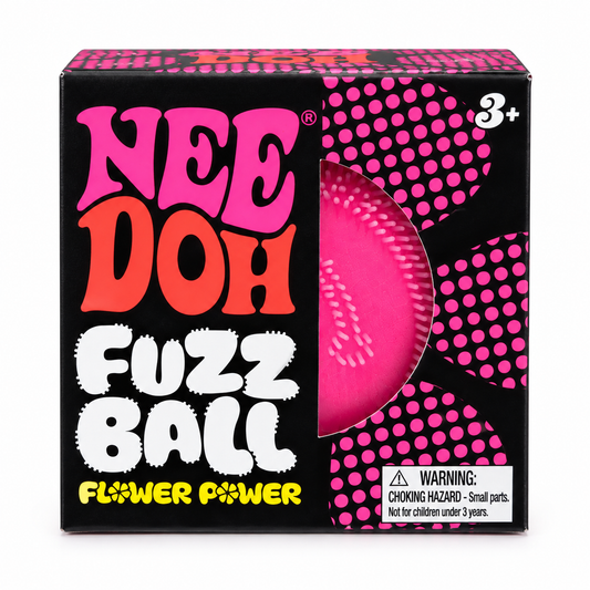 NeeDoh Fuzz Ball – Pink Flower Power