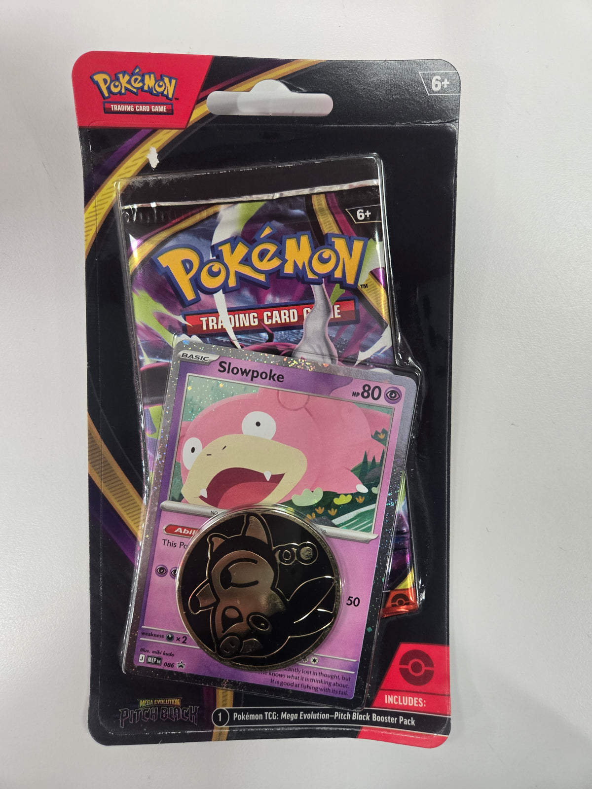 Pokemon Pitch Black Booster Pack with Slowpoke Promo Card