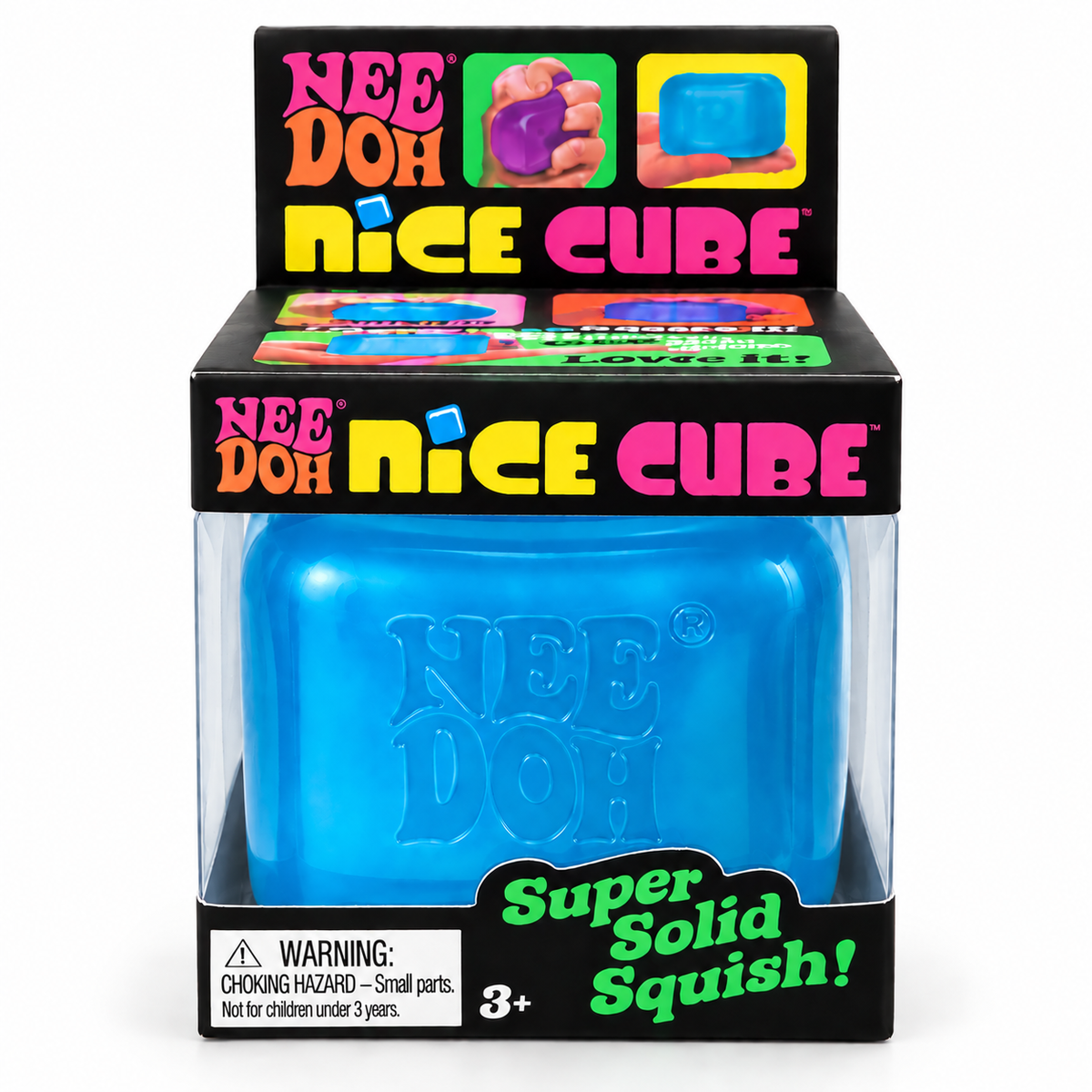 NeeDoh Nice Cube – Pink, Purple & Blue